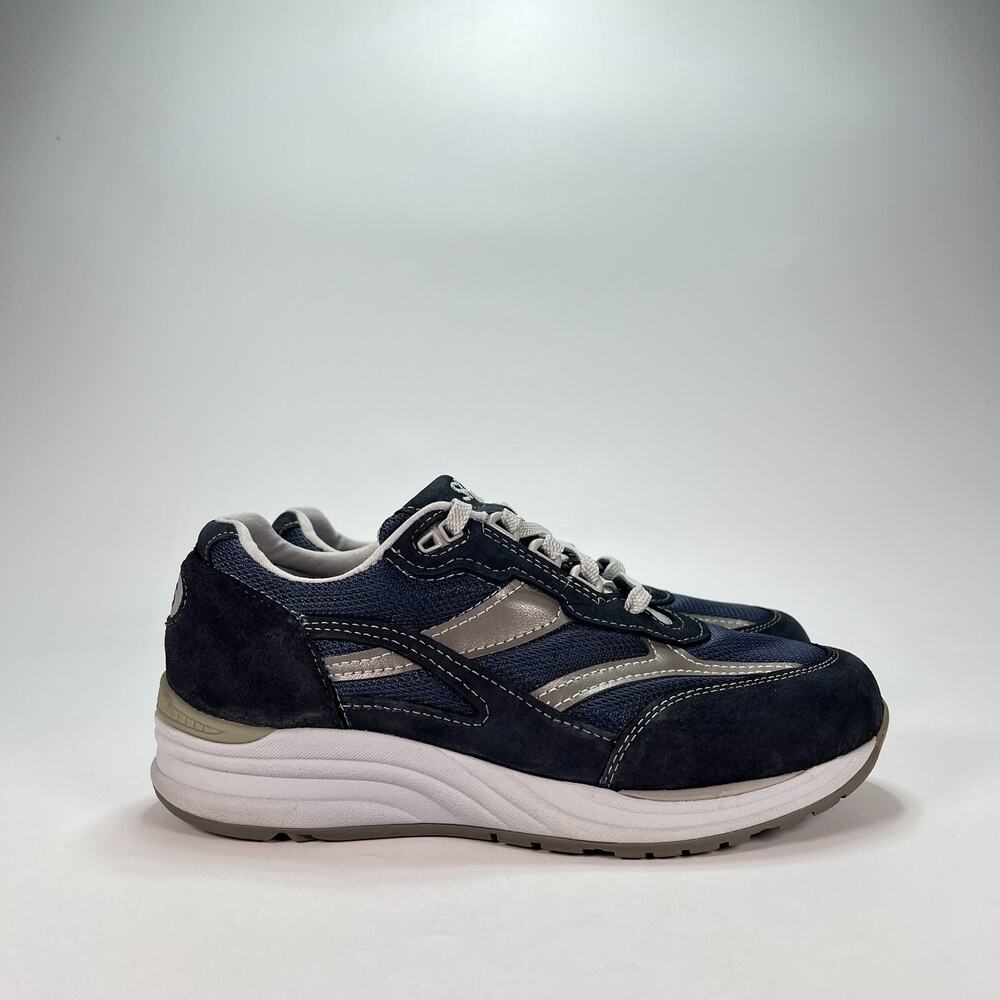 SAS Journey Mesh Blue Lace Up Comfort Walking Sneakers Shoes Women's Size 7.5